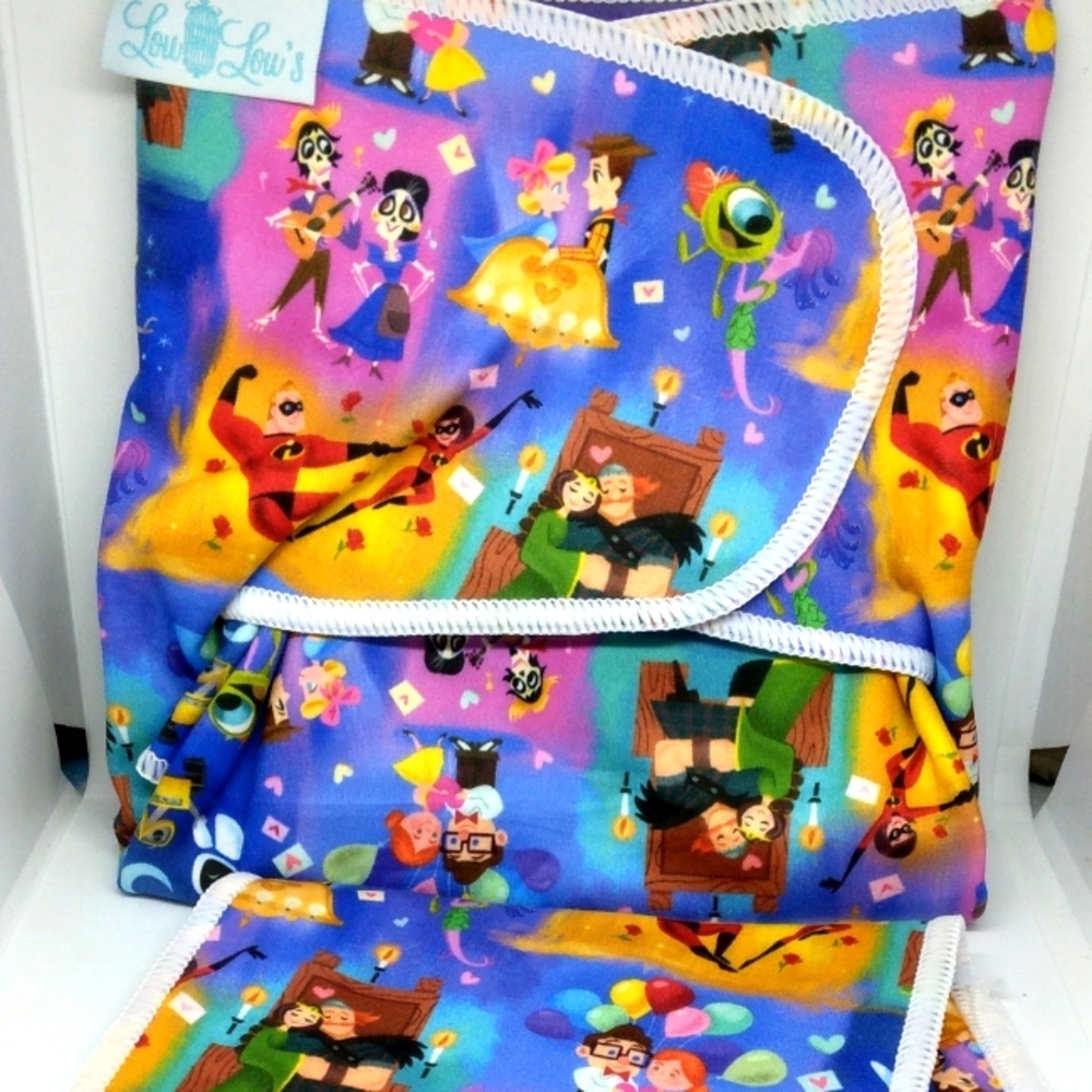 Disney movies cloth diaper preflat
